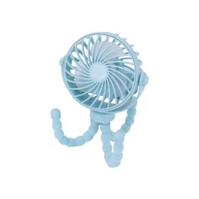 Octopus Fan Blue Li-On Rechargeable (Option: default)