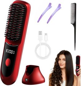 Hair Straightener (Color: Red)